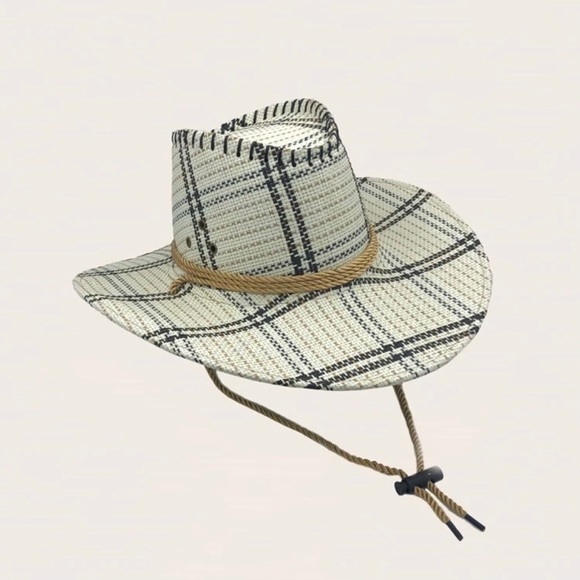 Plaid cowboy hat